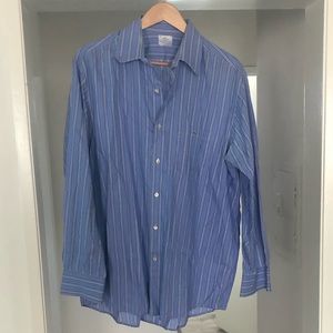 Lacoste blue dress shirt 45/XL